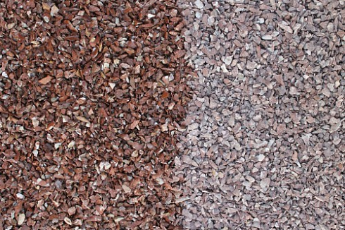 Kamenclub.ru: Мраморная крошка (щебень крошка розовый) фр. 5-10 мм.  купить в Москве мрамор розовый, красный щебень колотый ландшафтный декоративный  11000 руб/т   фото КАМЕНЬ КЛУБ