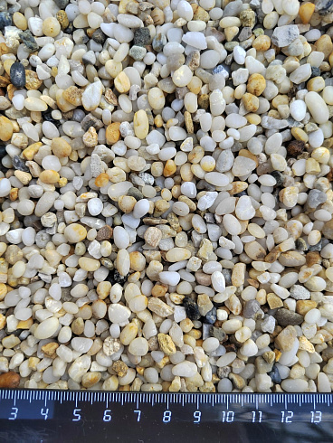 фото Галька крымская жемчужная фр. 3-5 мм. купить в Москве  в интернет-портале КАМЕНЬ КЛУБ