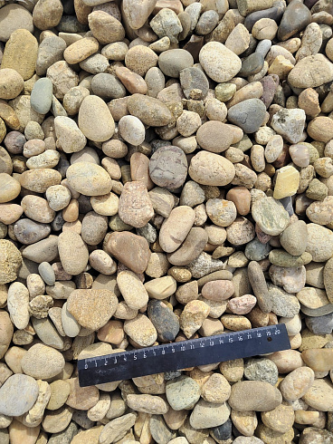 Kamenclub.ru: Галька речная окат рыжая фр. 20-40 мм. купить  в Москве галька речная окатанная рыжая желтая серая округлая речная галька 5000 руб/т   фото КАМЕНЬ КЛУБ