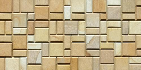 Kamenclub.ru: Песчаник (Римская кладка) art PSG-L-02  купить в Москве    3750 руб/кв.м   фото КАМЕНЬ КЛУБ