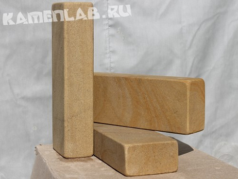 Kamenclub.ru: Бордюр садовый (песчаник) art PSG-B-01  купить в Москве    500 руб за 1 мп   фото КАМЕНЬ КЛУБ